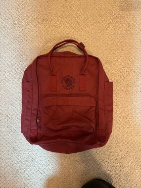 Fjallraven Kånken Backpack in Deep Wine Red